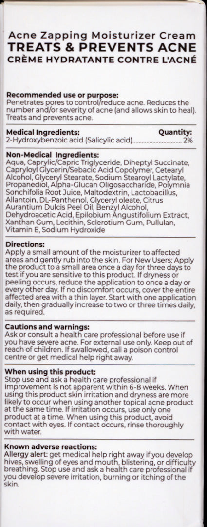 TANK NATION Clear Oil Free Acne Facial Moisturizer Acne Treatment - NON-GREASY Acne Moisturizer for Face - Acne Moisturizer for Radiant, Blemish-Free Skin - 50ml