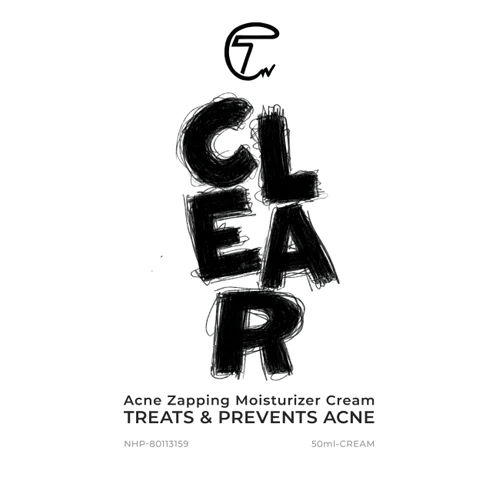 TANK NATION Clear Oil Free Acne Facial Moisturizer Acne Treatment - NON-GREASY Acne Moisturizer for Face - Acne Moisturizer for Radiant, Blemish-Free Skin - 50ml