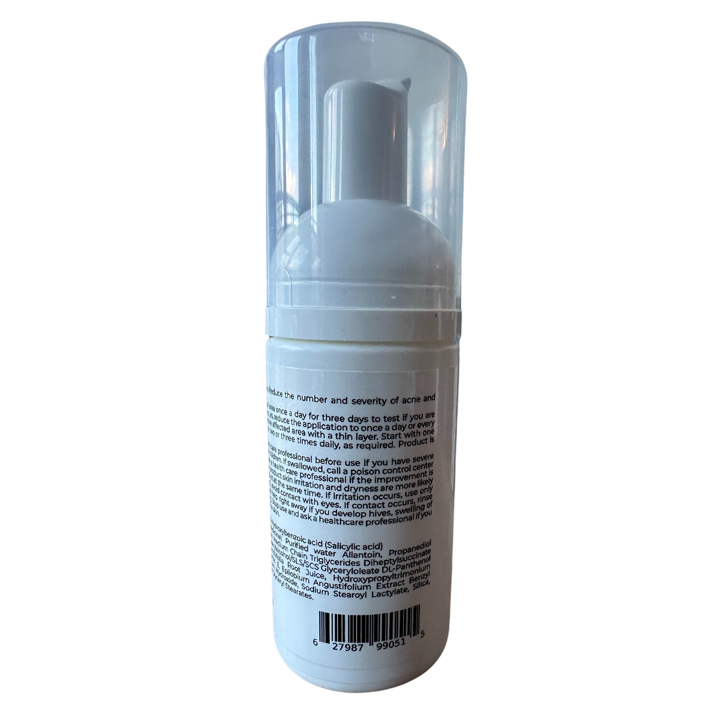 TANK NATION Acne Treatment Face Wash - Foaming Cleanser for Acne Control and Reducing - Wash Acne Fighting - Non-Drying Sea Buckthorn Oil Acne Cleanser - Fresh Scented Acne Face Wash 100ml