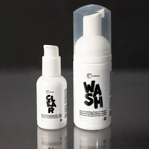 Shop Probiotic Acne Solutions  Tank Nation Skincare Wash & Clear Bundle –  tanknationskincare