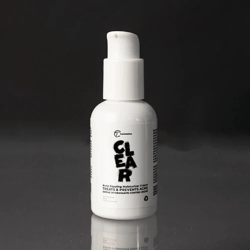 TANK NATION Clear Oil Free Acne Facial Moisturizer Acne Treatment - NON-GREASY Acne Moisturizer for Face - Acne Moisturizer for Radiant, Blemish-Free Skin - 50ml
